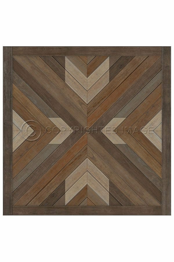 images Nordic Java Vinyl Floor Cloth, 36 x 36 Square