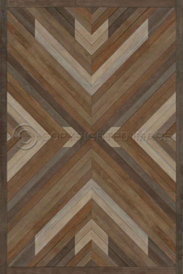 images Nordic Java Vinyl Floor Cloth, 52 x 76
