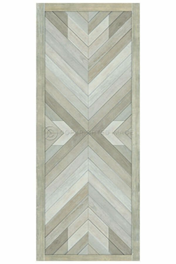 images Nordic Neutral Vinyl Floor Cloth, 36 x 90 Runner