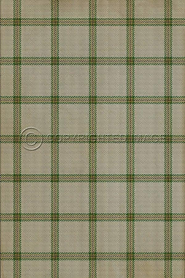 images Oatmeal Tattersall Vinyl Floor Cloth