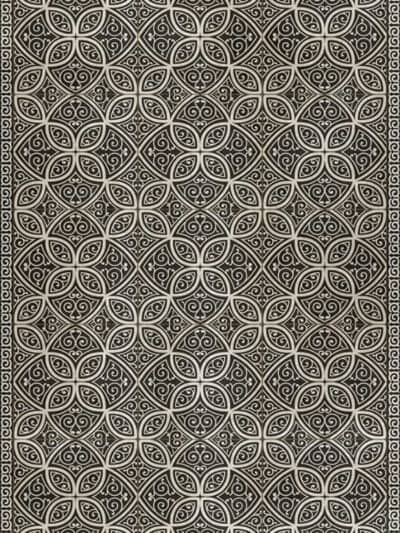 Obsidian Illuminati Vinyl Floor Cloth, 20 x 30