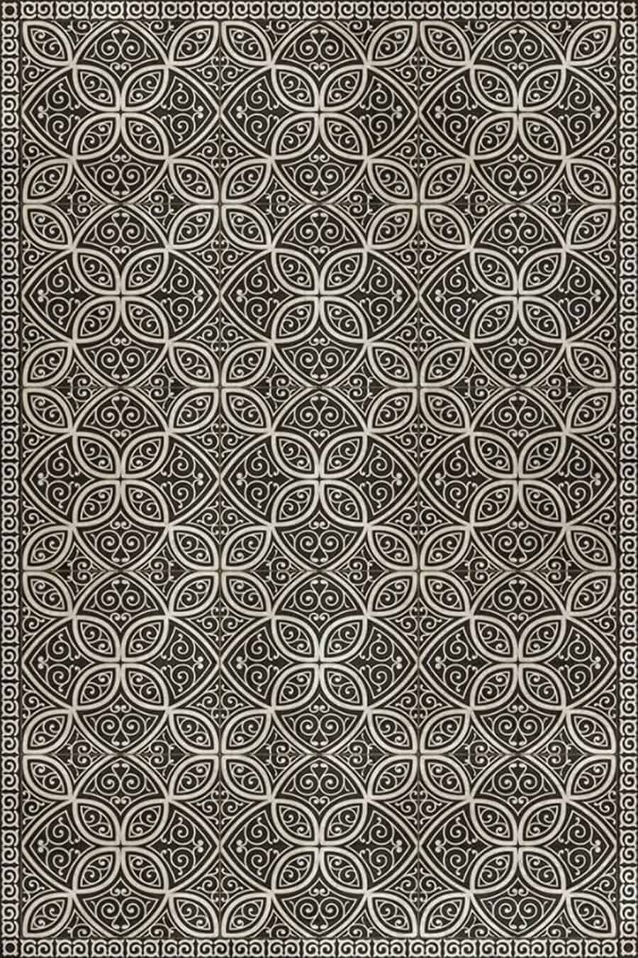 images Obsidian Illuminati Vinyl Floor Cloth, 20 x 30