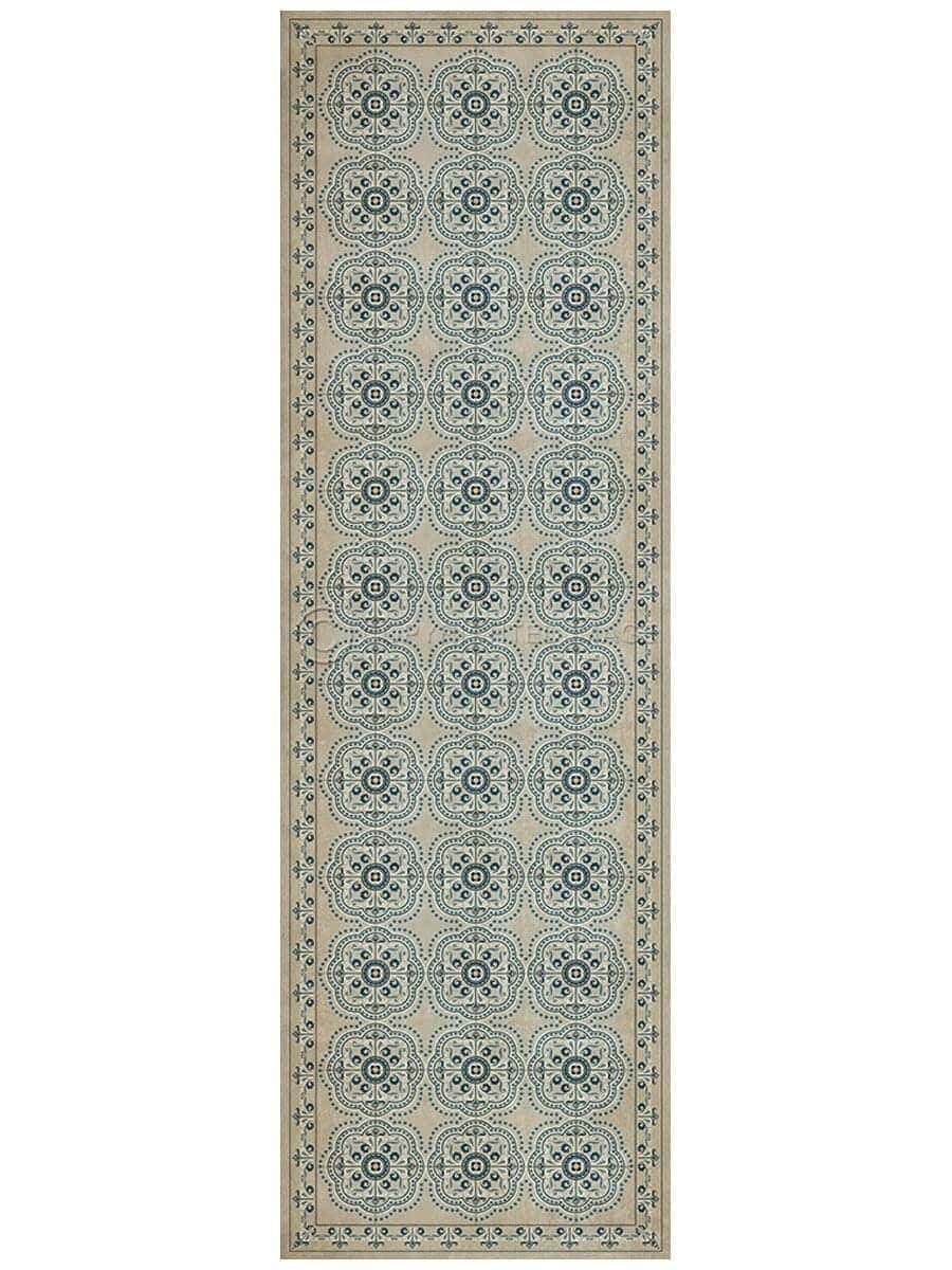 images Octavia Lamb Vinyl Floor Cloth, 36 x 115 Runner