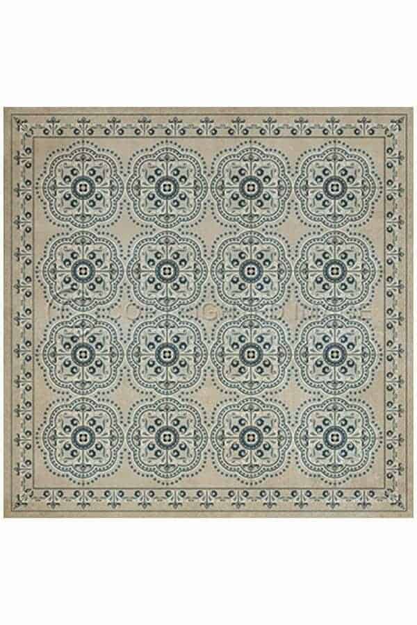 images Octavia Lamb Vinyl Floor Cloth, 36 x 36 Square