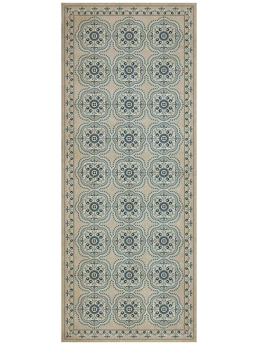 images Octavia Lamb Vinyl Floor Cloth, 36 x 90 Runner
