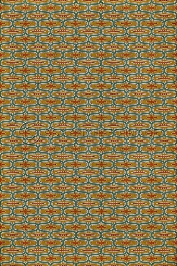 images Ottoman Garden Vinyl Floor Cloth, 96 x 140