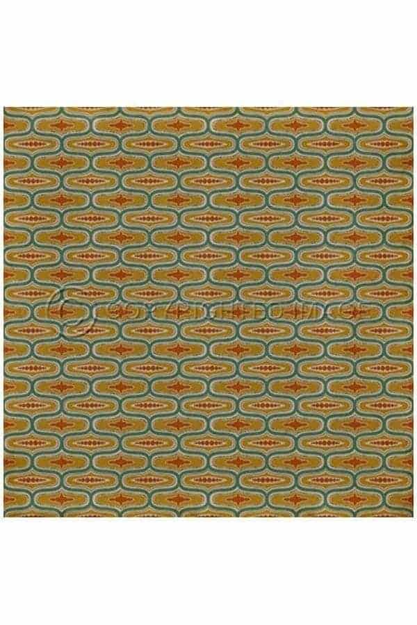 images Ottoman Garden Vinyl Floor Cloth, 96 x 96 Square