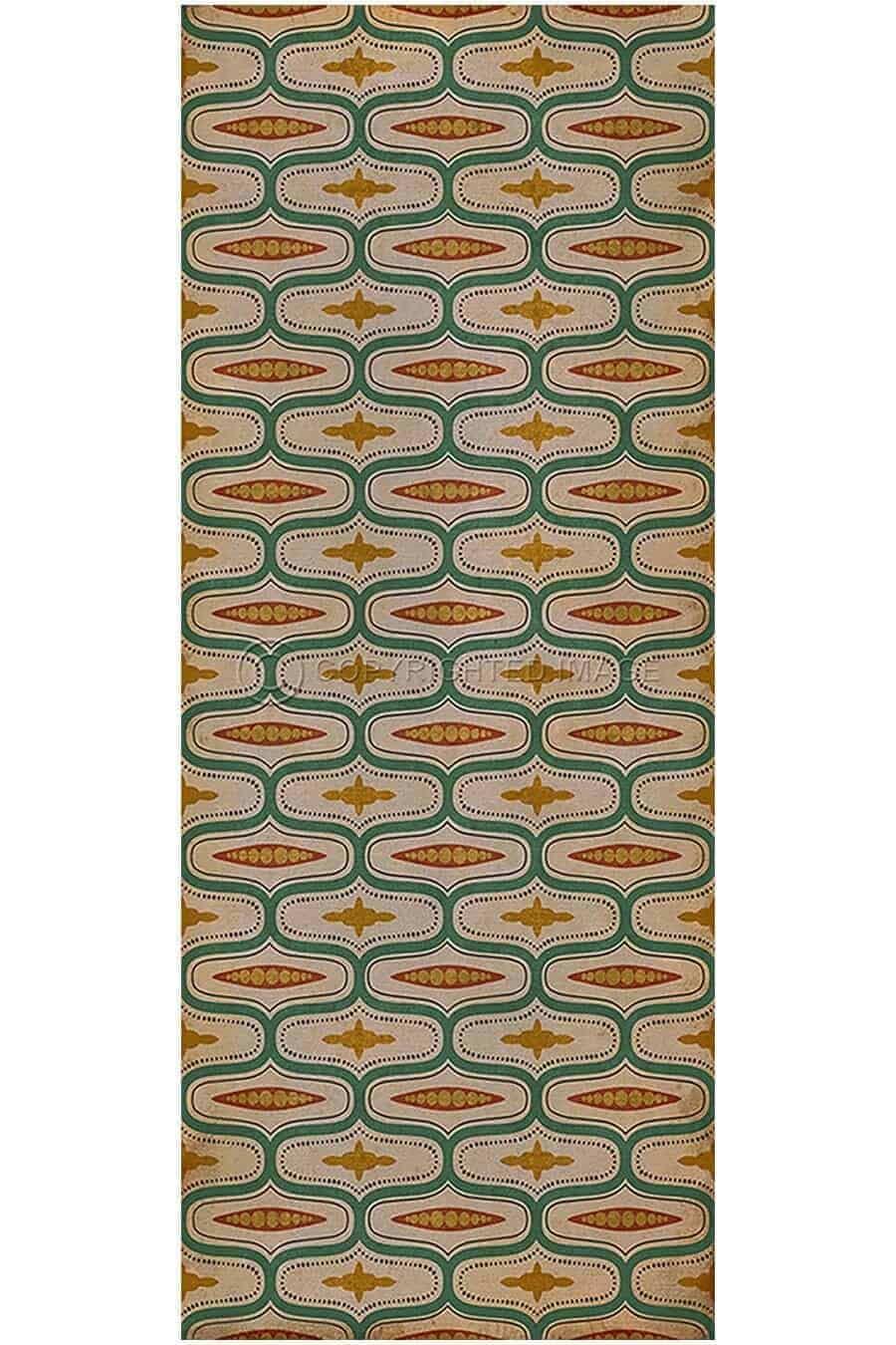 images Ottoman Grove Vinyl Floor Cloth, 36 x 90 Runner