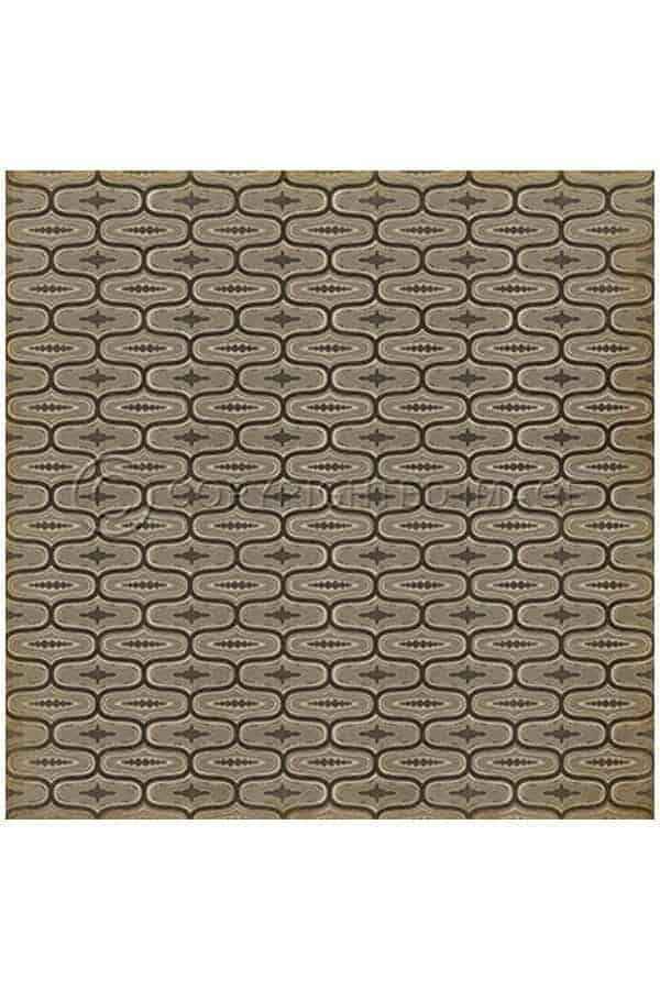 images Ottoman Silver Vinyl Floor Cloth, 96 x 96 Square