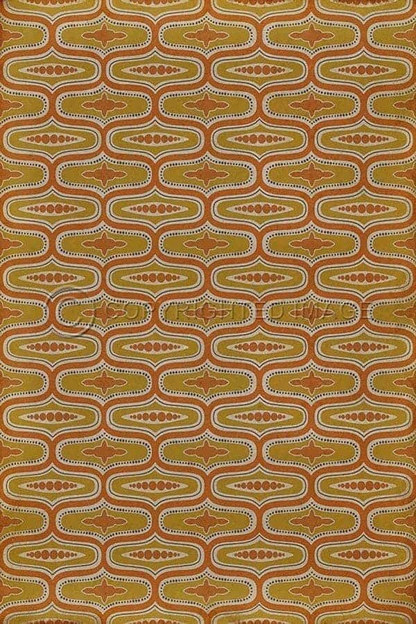 images Ottoman Sun Vinyl Floor Cloth, 20 x 30