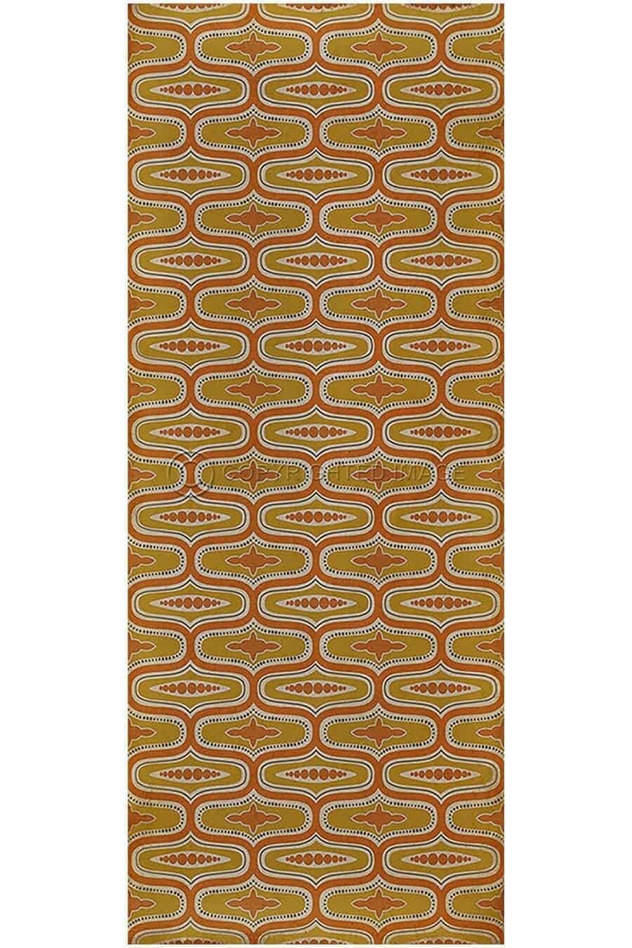 images Ottoman Sun Vinyl Floor Cloth, 36 x 90 Runner