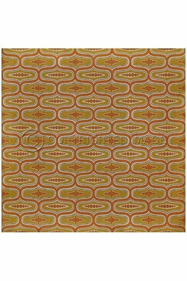 images Ottoman Sun Vinyl Floor Cloth, 60 x 60 Square