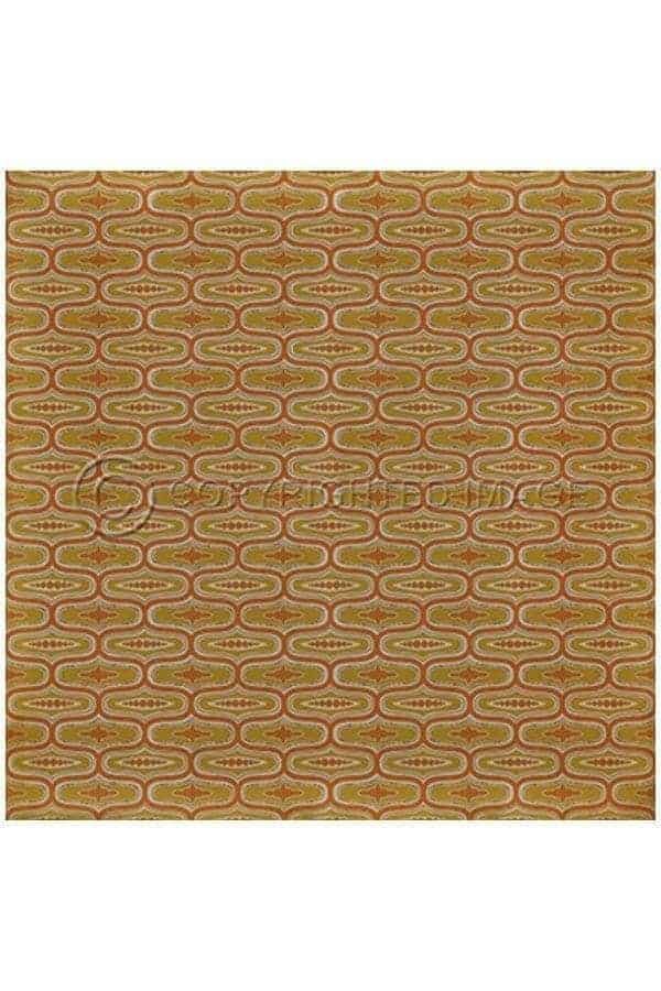 images Ottoman Sun Vinyl Floor Cloth, 96 x 96 Square