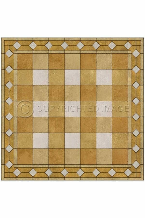 images Picnic Miranda Vinyl Floor Cloth, 36 x 36 Square