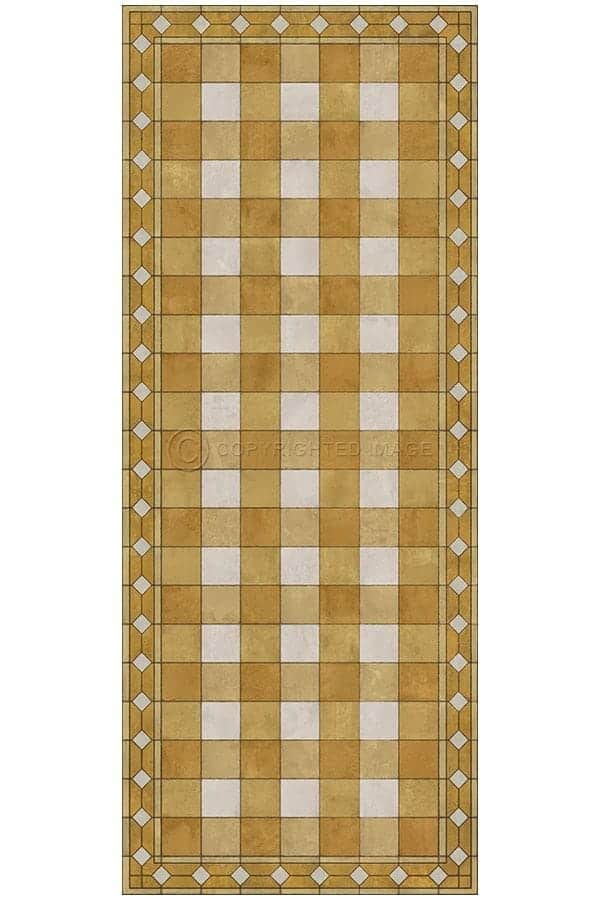 images Picnic Miranda Vinyl Floor Cloth, 36 x 90 Runner