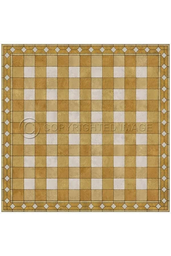 images Picnic Miranda Vinyl Floor Cloth, 60 x 60 Square