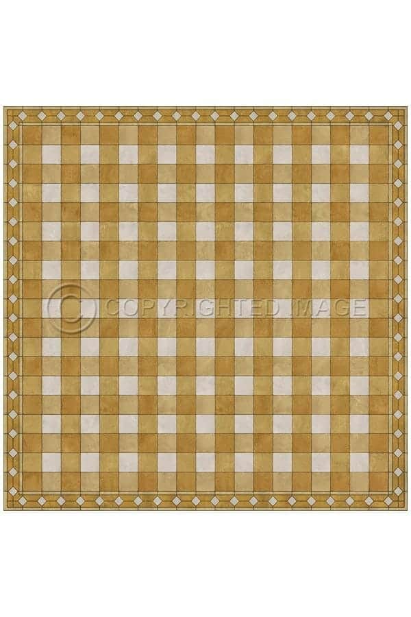 images Picnic Miranda Vinyl Floor Cloth, 96 x 96 Square