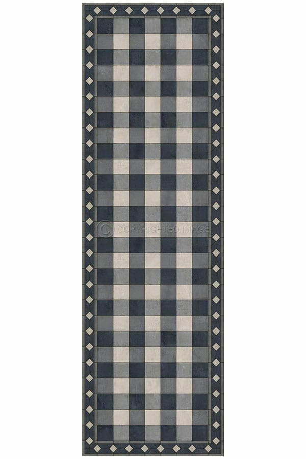 images Picnic Sara Vinyl Floor Cloth, 36 x 115 Runner