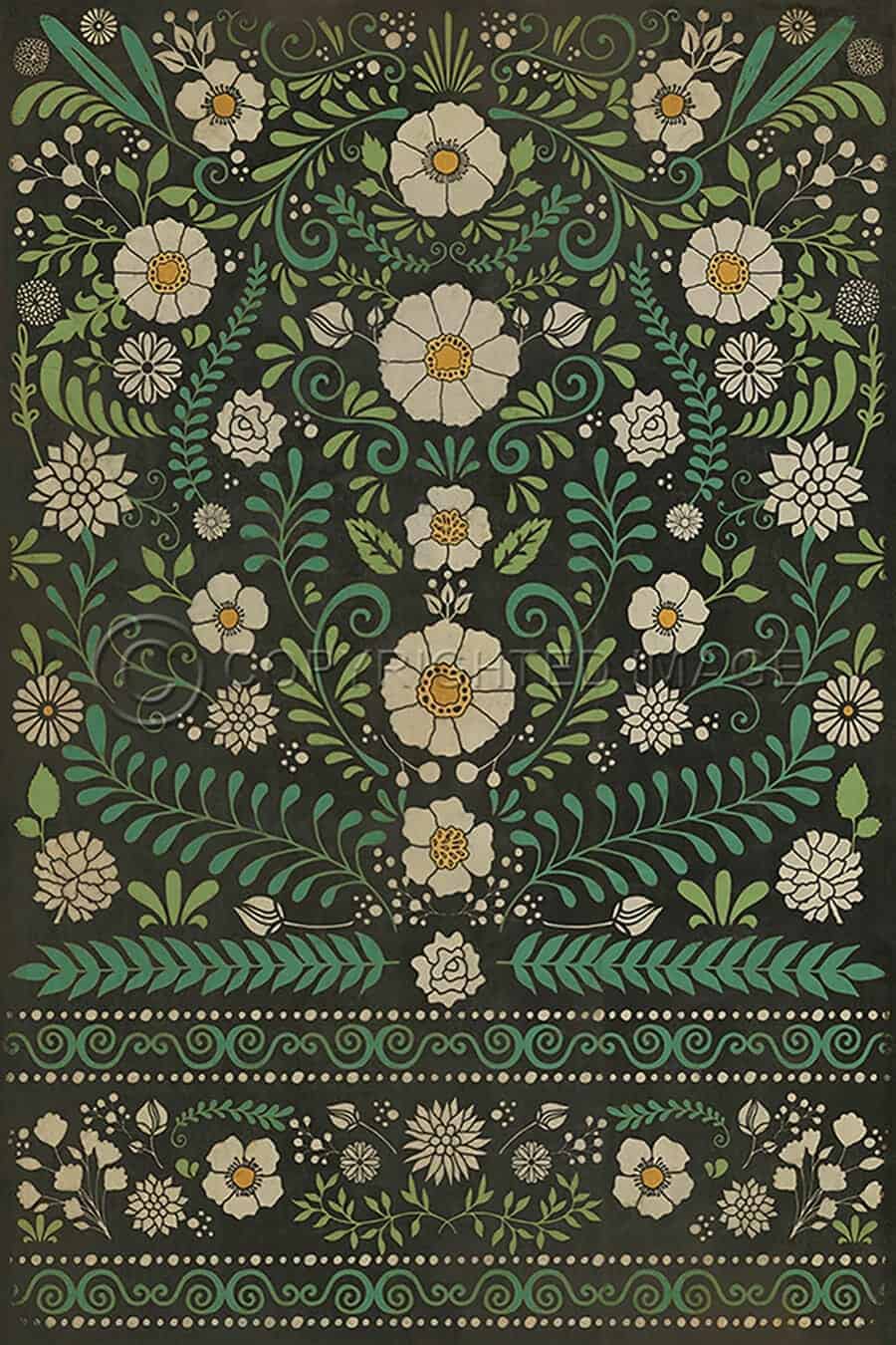images Primer Verdant Vinyl Floor Cloth