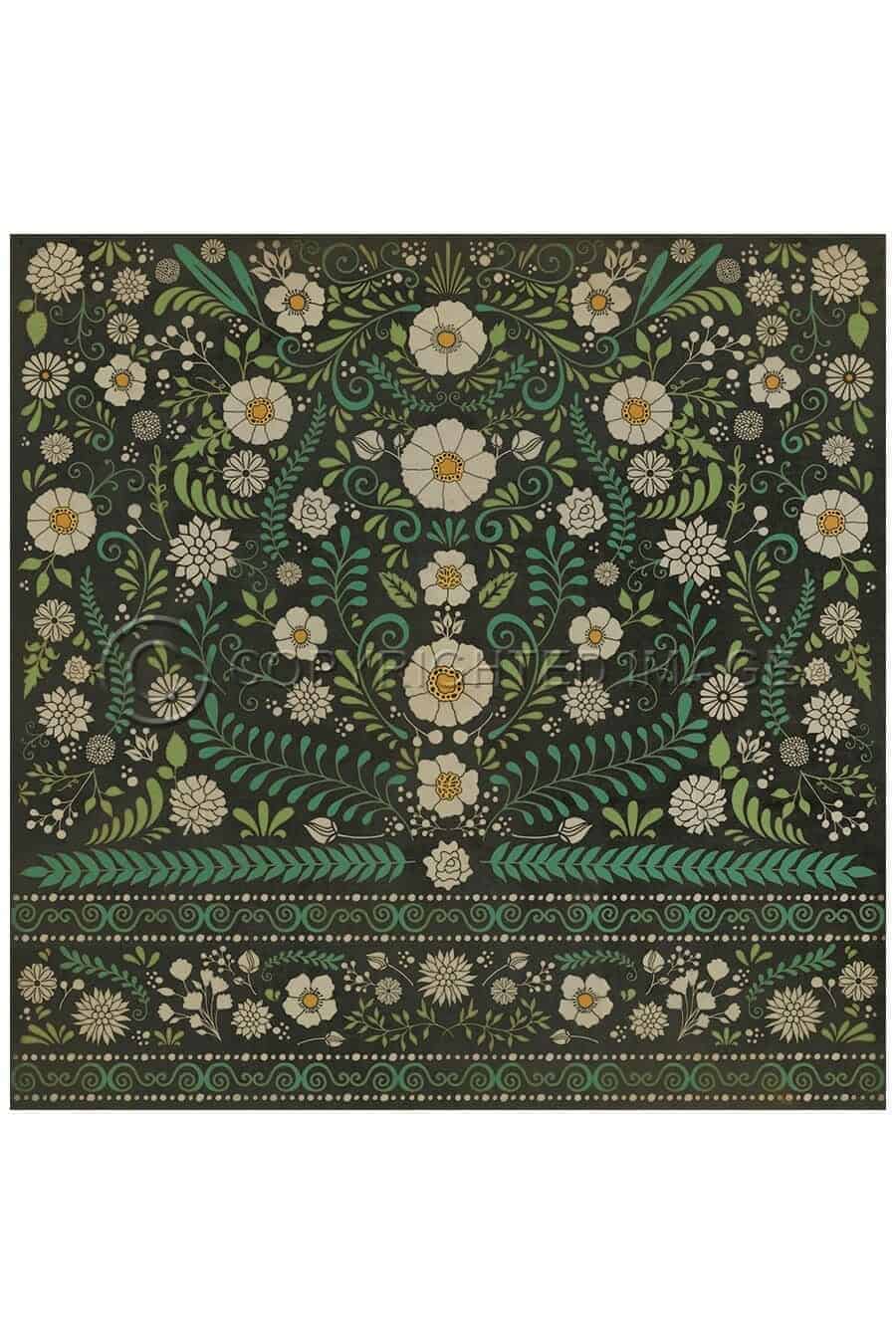 images Primer Verdant Vinyl Floor Cloth, Square