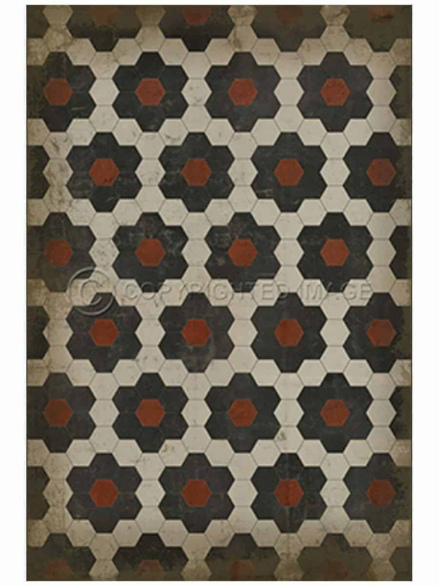 images Spicher Vinyl Floor Cloths, Red Aline Vinyl Floor Cloth, 20 x 30, 38 x 56, 52 x 76, 70 x 102