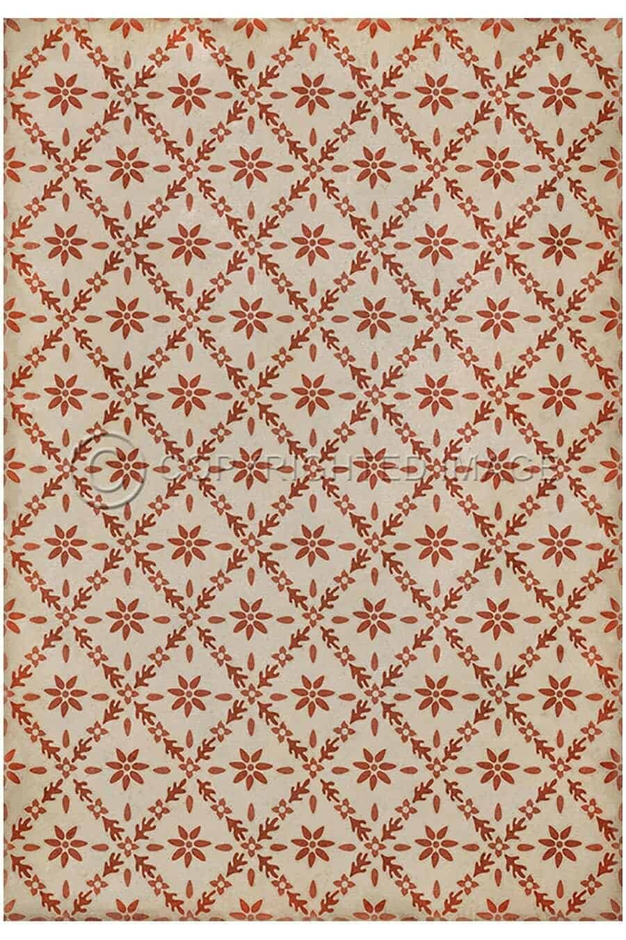 images Rouge Netline Vinyl Floor Cloth, 52 x 76