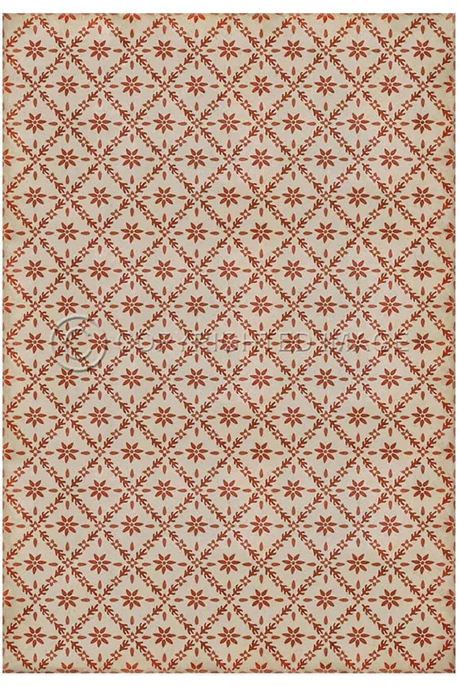 images Rouge Netline Vinyl Floor Cloth, 96 x 140