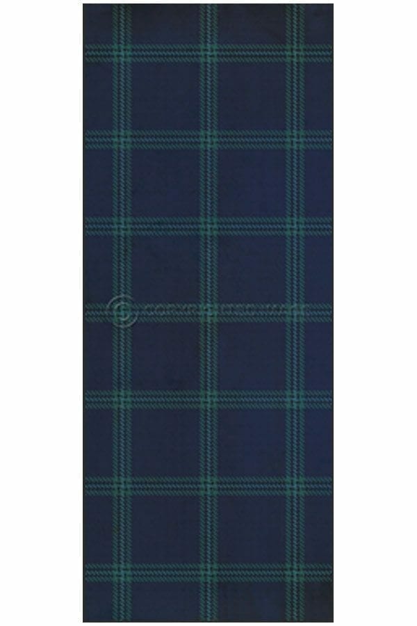 images Navy & Pine Tattersall Vinyl Floor Cloth, Runner