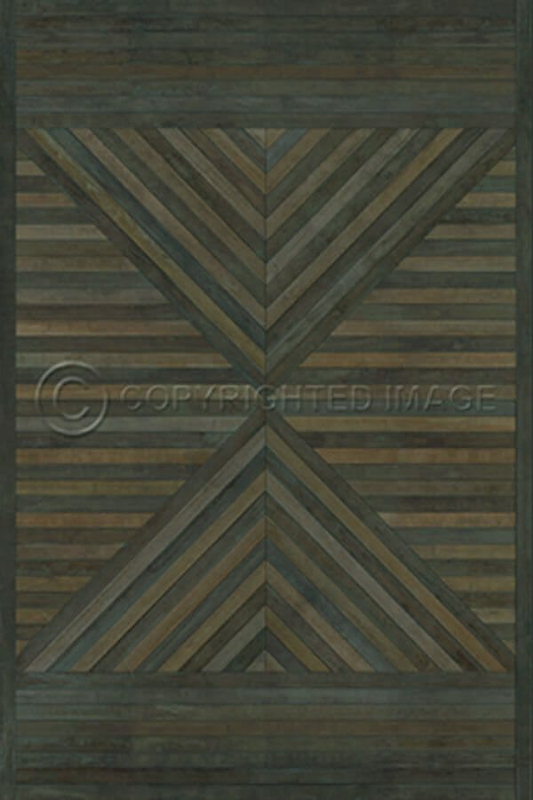 images Scandia Bark Vinyl Floor Cloth, 120 x 175