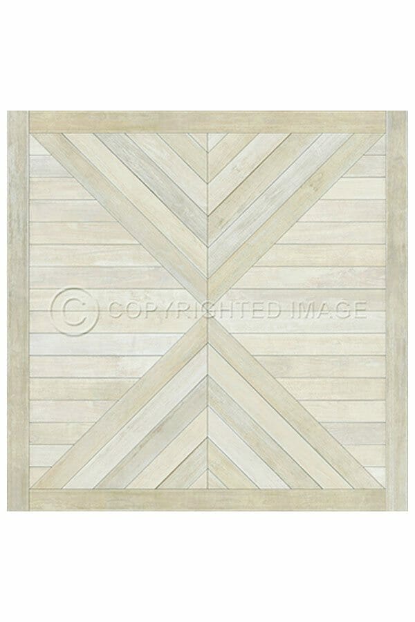 images Scandia Birch Vinyl Floor Cloth, 36 x 36 Square