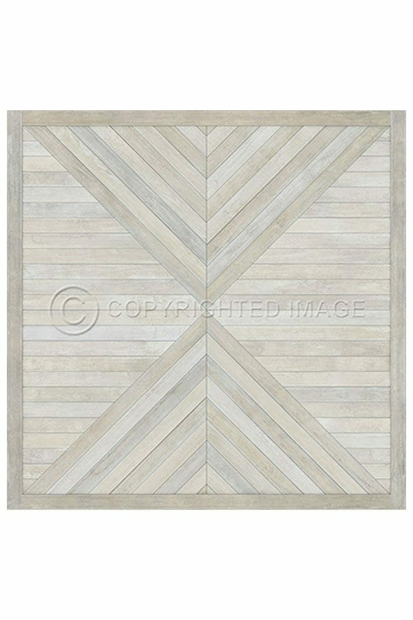 images Scandia Birch Vinyl Floor Cloth, 72 x 72 Square