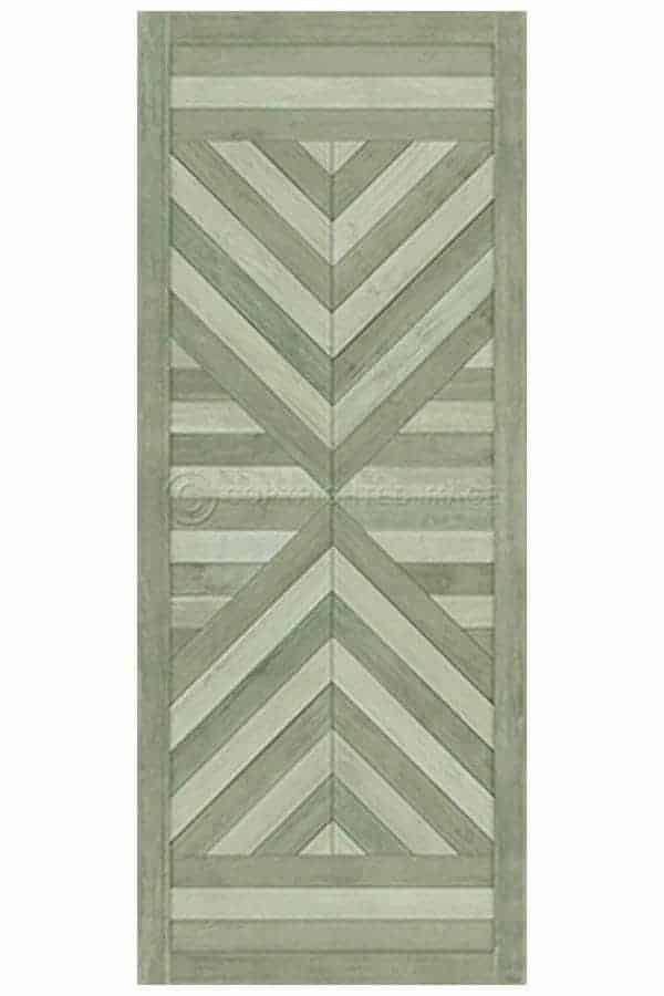 images Scandia Cloud Vinyl Floor Cloth, 36 x 90 Runner