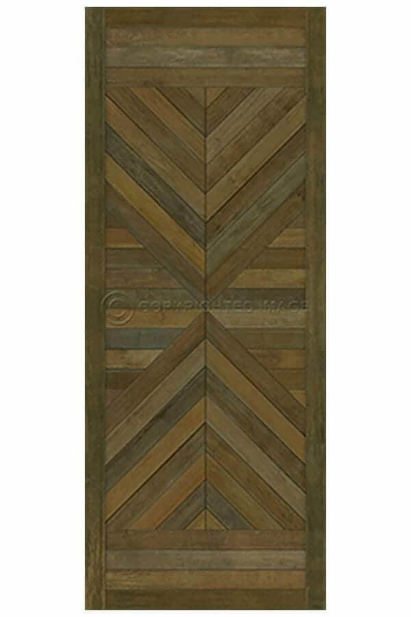 images Scandia Toffee Vinyl Floor Cloth, 36 x 90 Runner