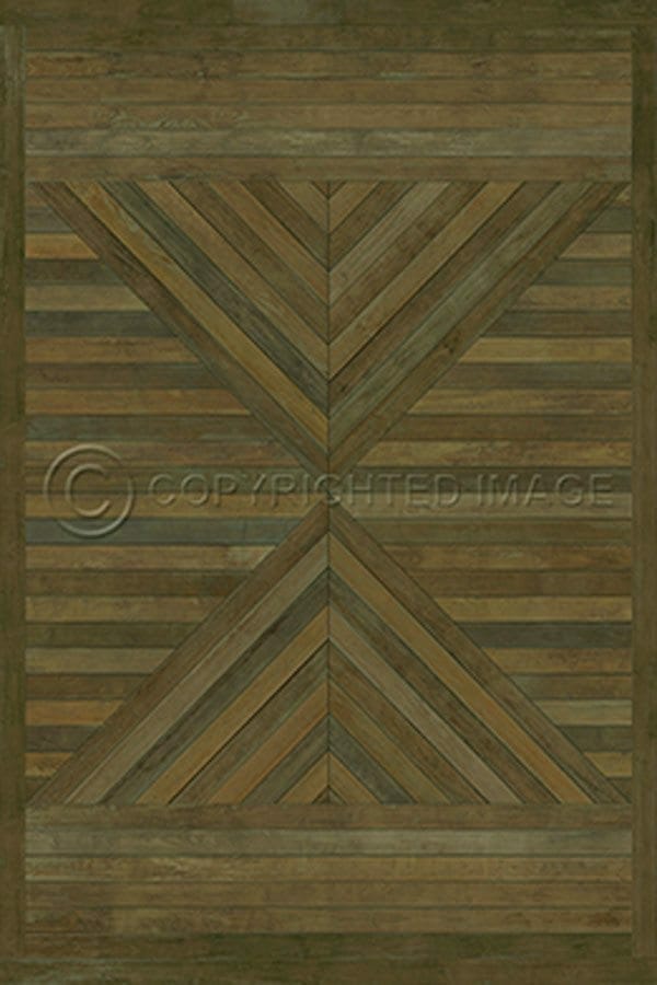 images Scandia Toffee Vinyl Floor Cloth, 52 x 76