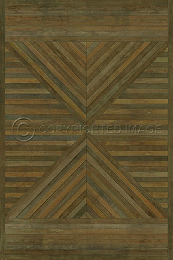 images Scandia Toffee Vinyl Floor Cloth, 96 x 140