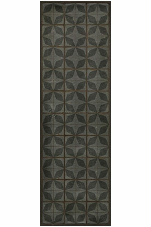 images Steel Fortune Vinyl Floor Cloth, 36 x 115 Runner