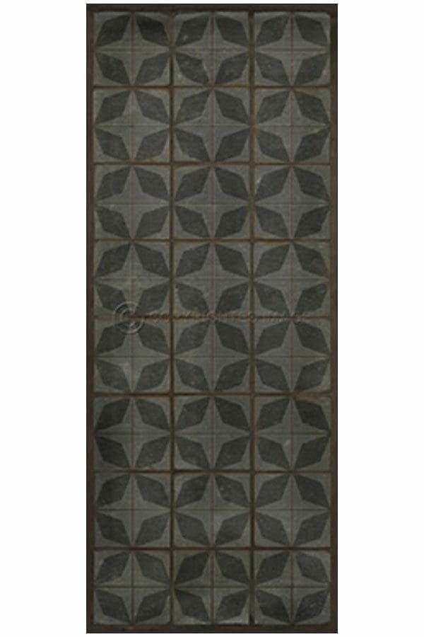 images Steel Fortune Vinyl Floor Cloth, Runner