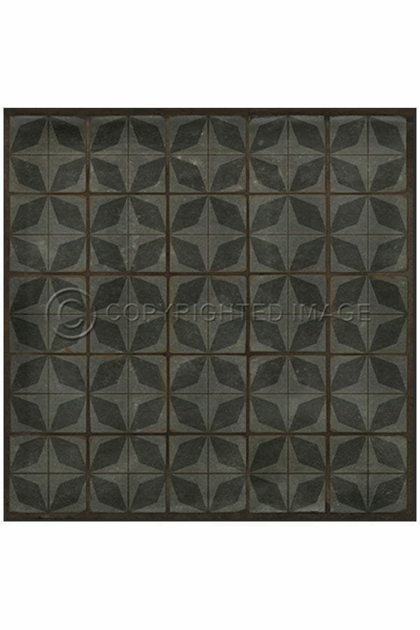 images Steel Fortune Vinyl Floor Cloth, Square