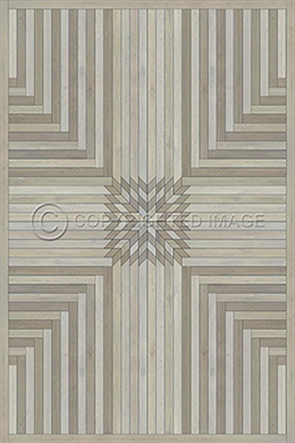 images Stonehurst Alabaster Vinyl Floor Cloth, 52 x 76