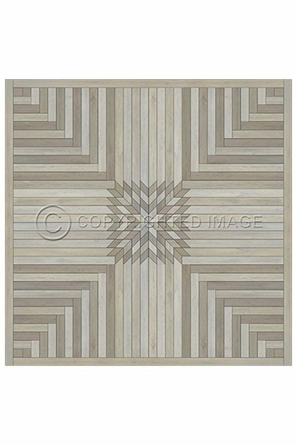 images Stonehurst Alabaster Vinyl Floor Cloth, 60 x 60 Square