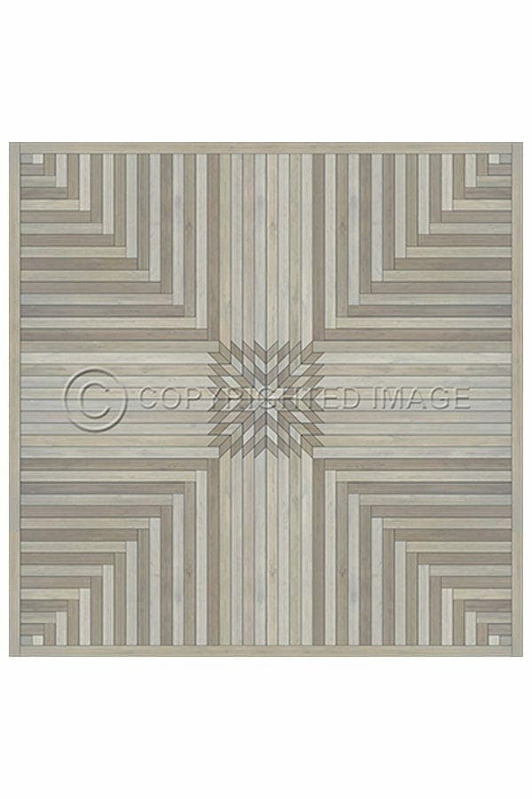 images Stonehurst Alabaster Vinyl Floor Cloth, 96 x 96 Square