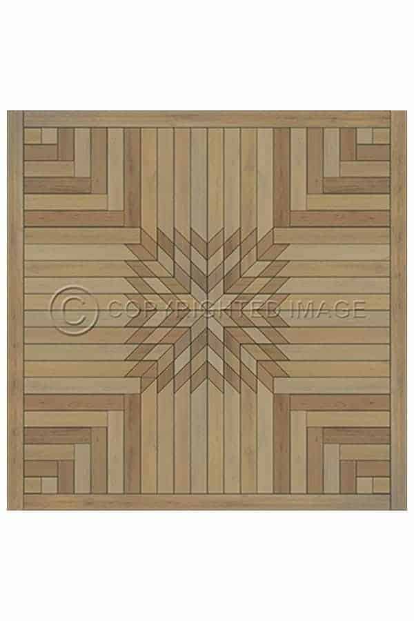 images Stonehurst Barley Vinyl Floor Cloth, 36 x 36 Square