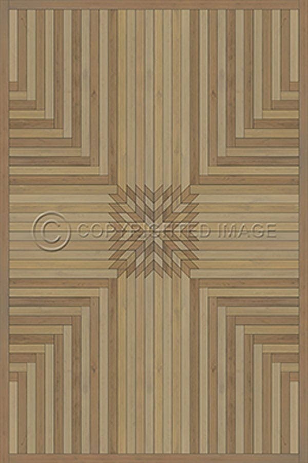 images Stonehurst Barley Vinyl Floor Cloth, 52 x 76