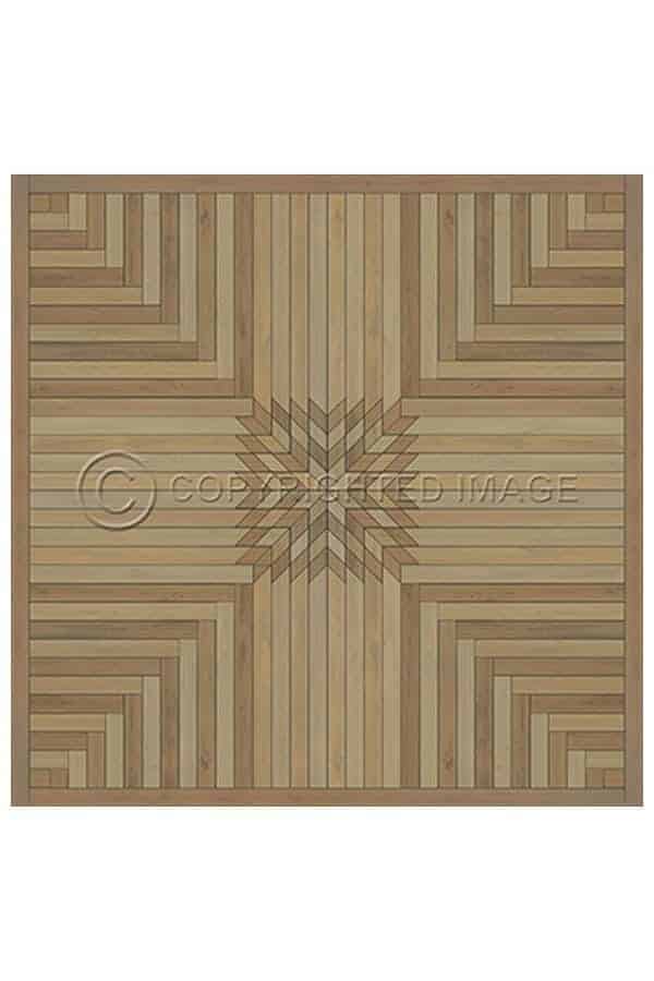 images Stonehurst Barley Vinyl Floor Cloth, 60 x 60 Square