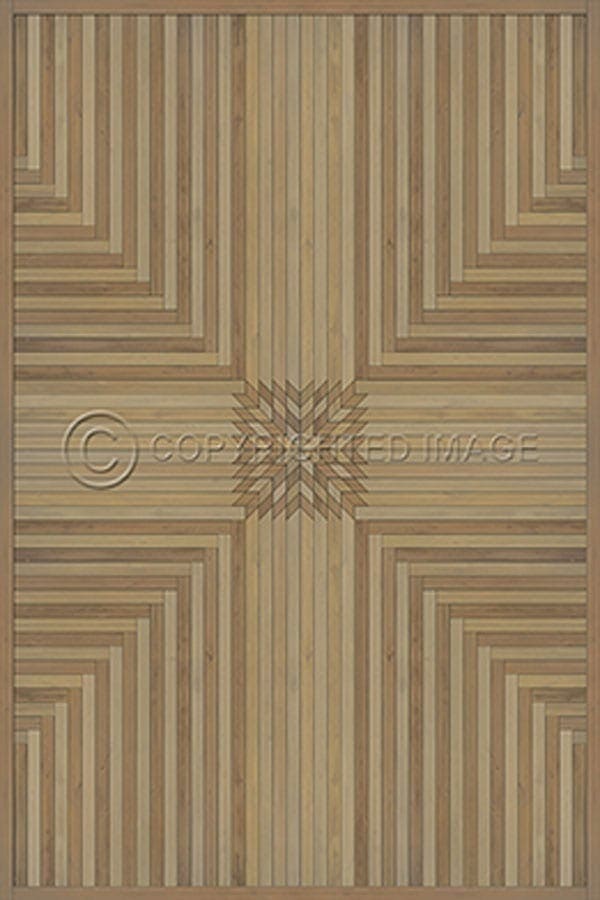 images Stonehurst Barley Vinyl Floor Cloth, 96 x 140