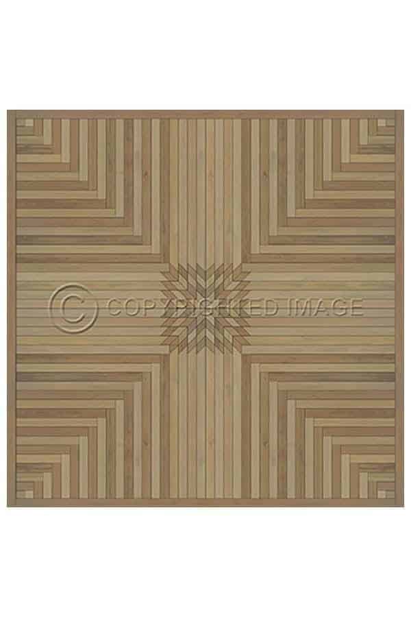 images Stonehurst Barley Vinyl Floor Cloth, 96 x 96 Square