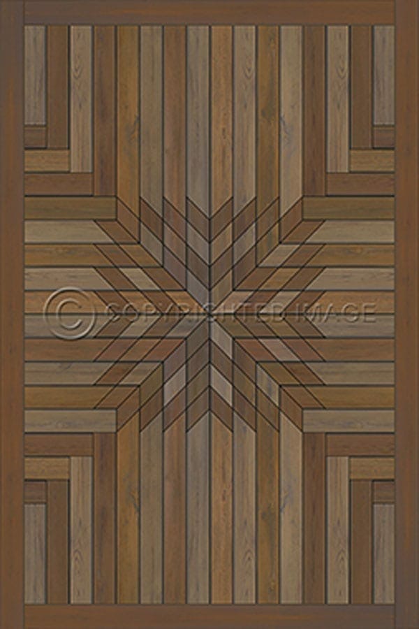 images Stonehurst Pinecone Vinyl Floor Cloth, 20 x 30
