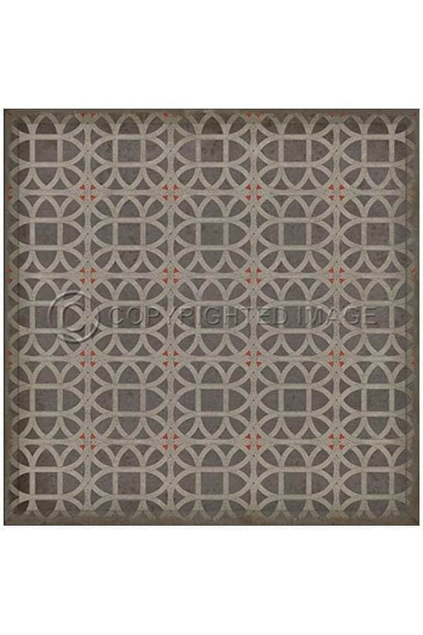 images Spicher Vinyl Floor Cloths, Stone Lacework Vinyl Floor Cloth, 36 x 36 Square
