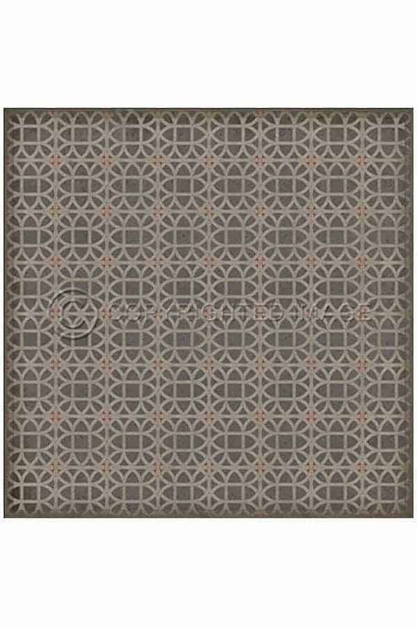 images Spicher Vinyl Floor Cloths, Stone Lacework Vinyl Floor Cloth, 96 x 96 Square