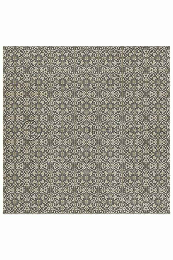 images Talavera Paloma Vinyl Floor Cloth, 96 x 96 Square
